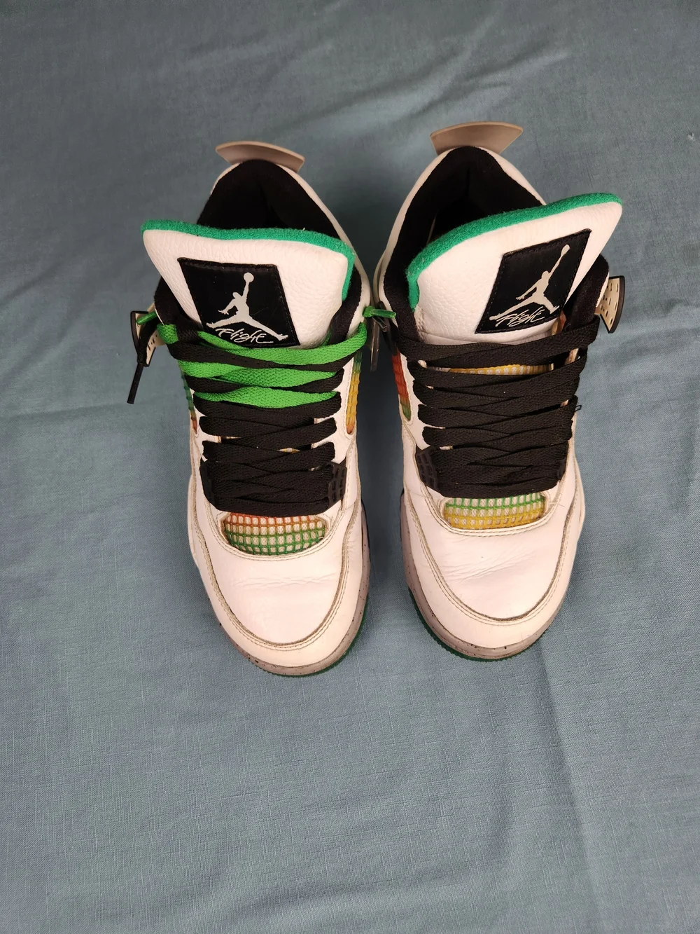 Nike Air Jordan 4 Retro Lucid Green Rasta - Size 8W / 6.5M